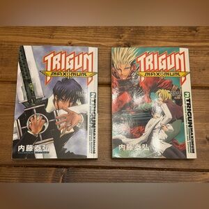 Trigun Maximum Vol 2 & 3 English Manga Volumes Dark Horse First Edition 2004